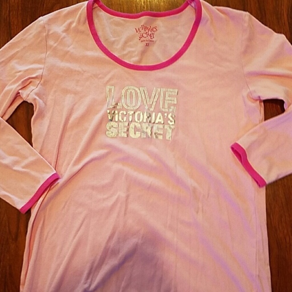 Victoria Secret long sleeve night gown size XS